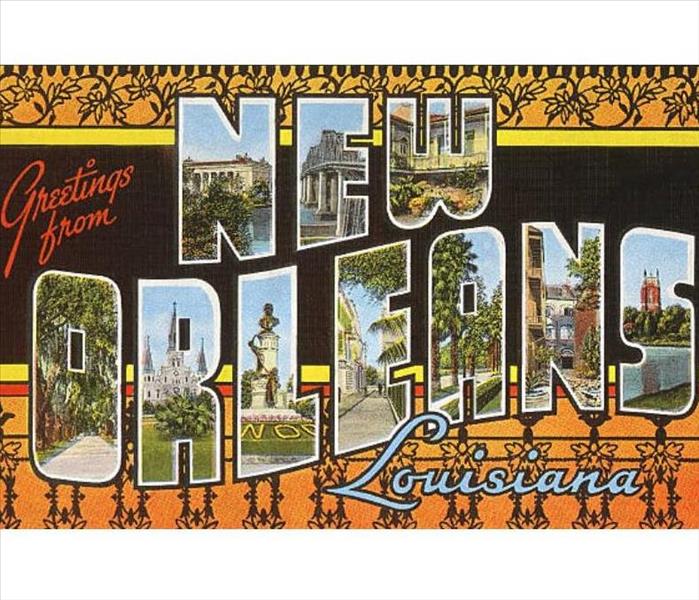 A postcard of New Orleans.